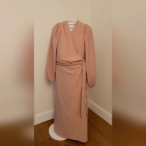 Georgia wrap maxi dress